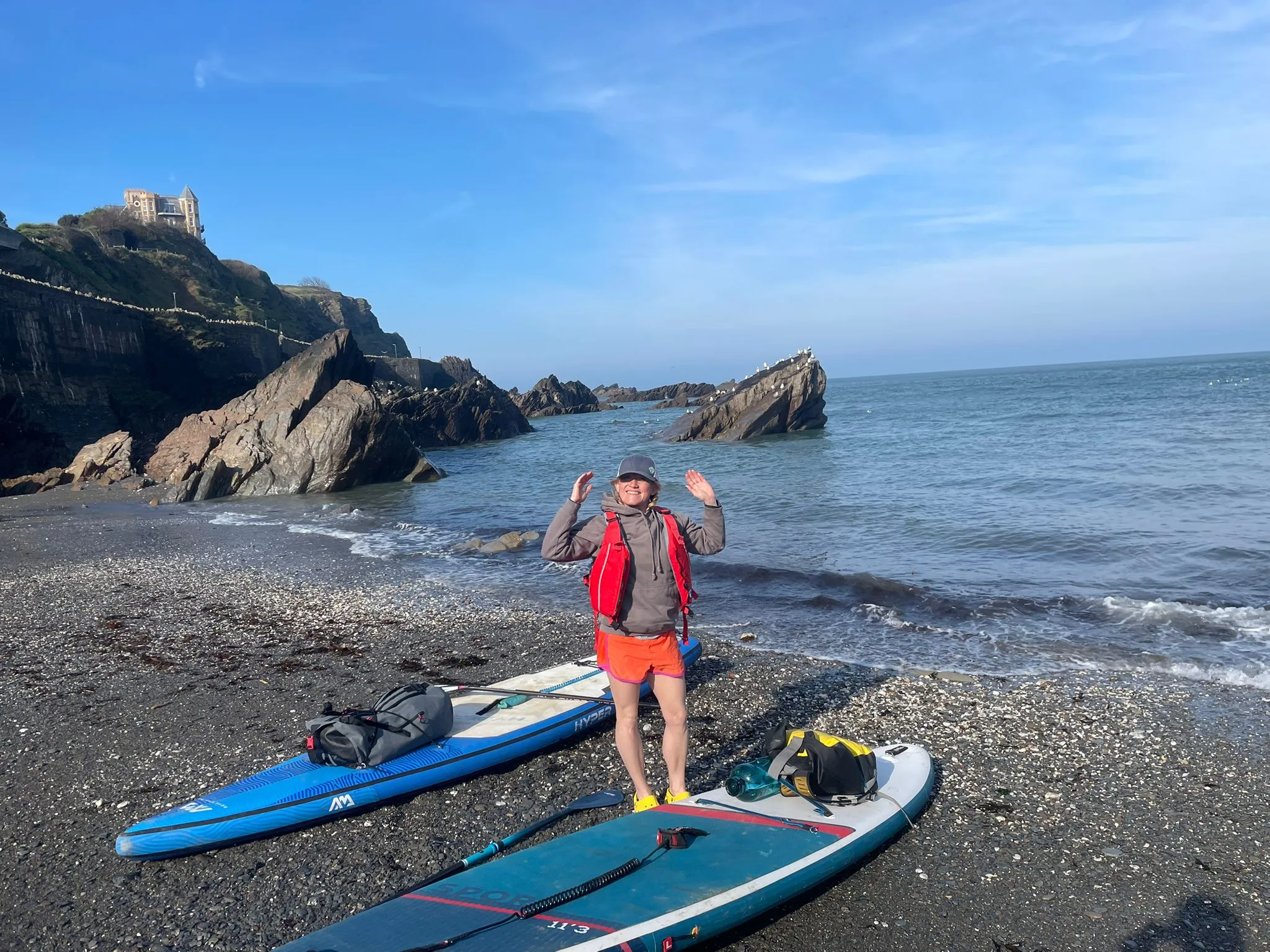 Paddleboarding instructor Tamar Valley