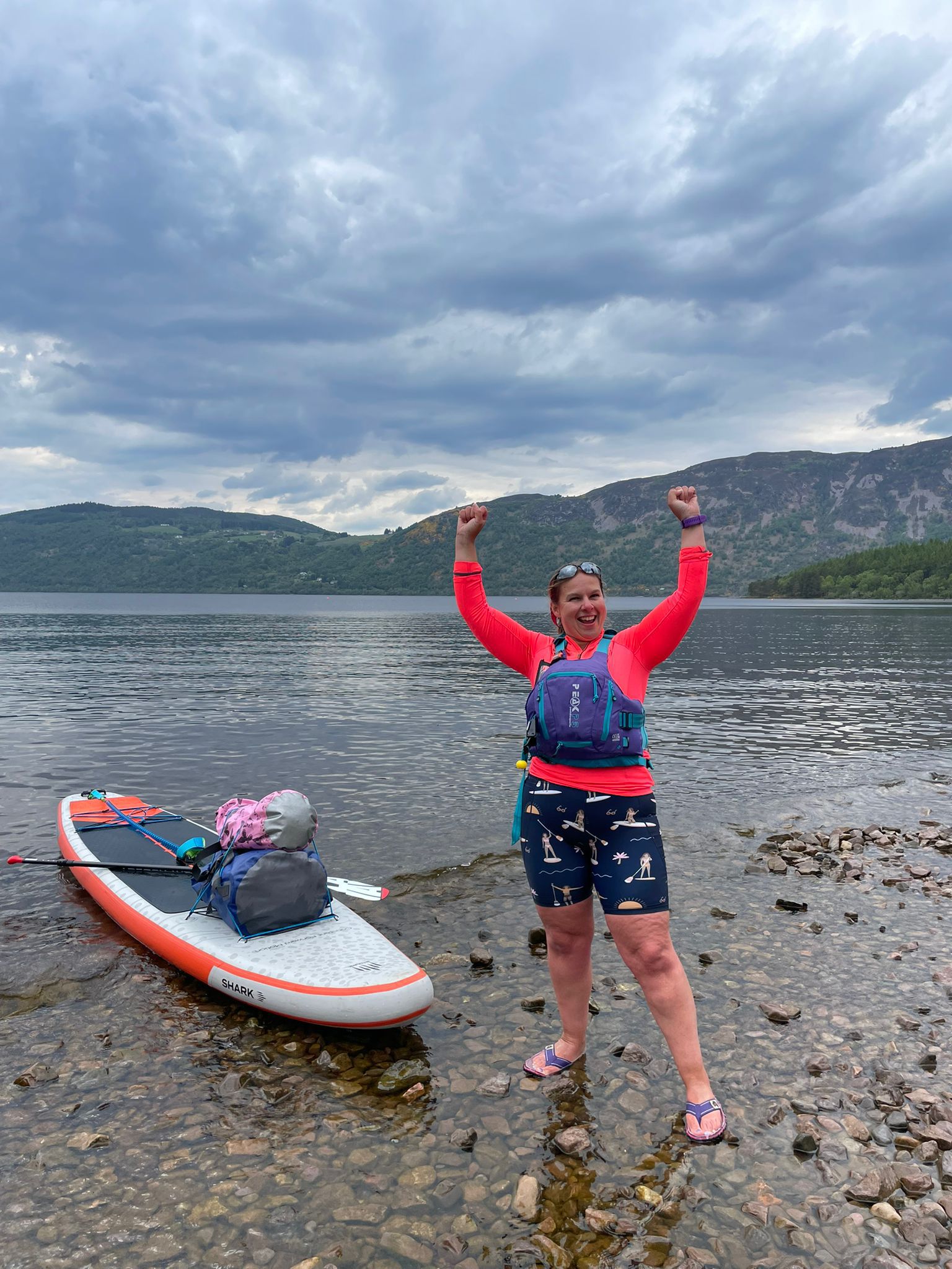 Paddleboarding instructor Devon