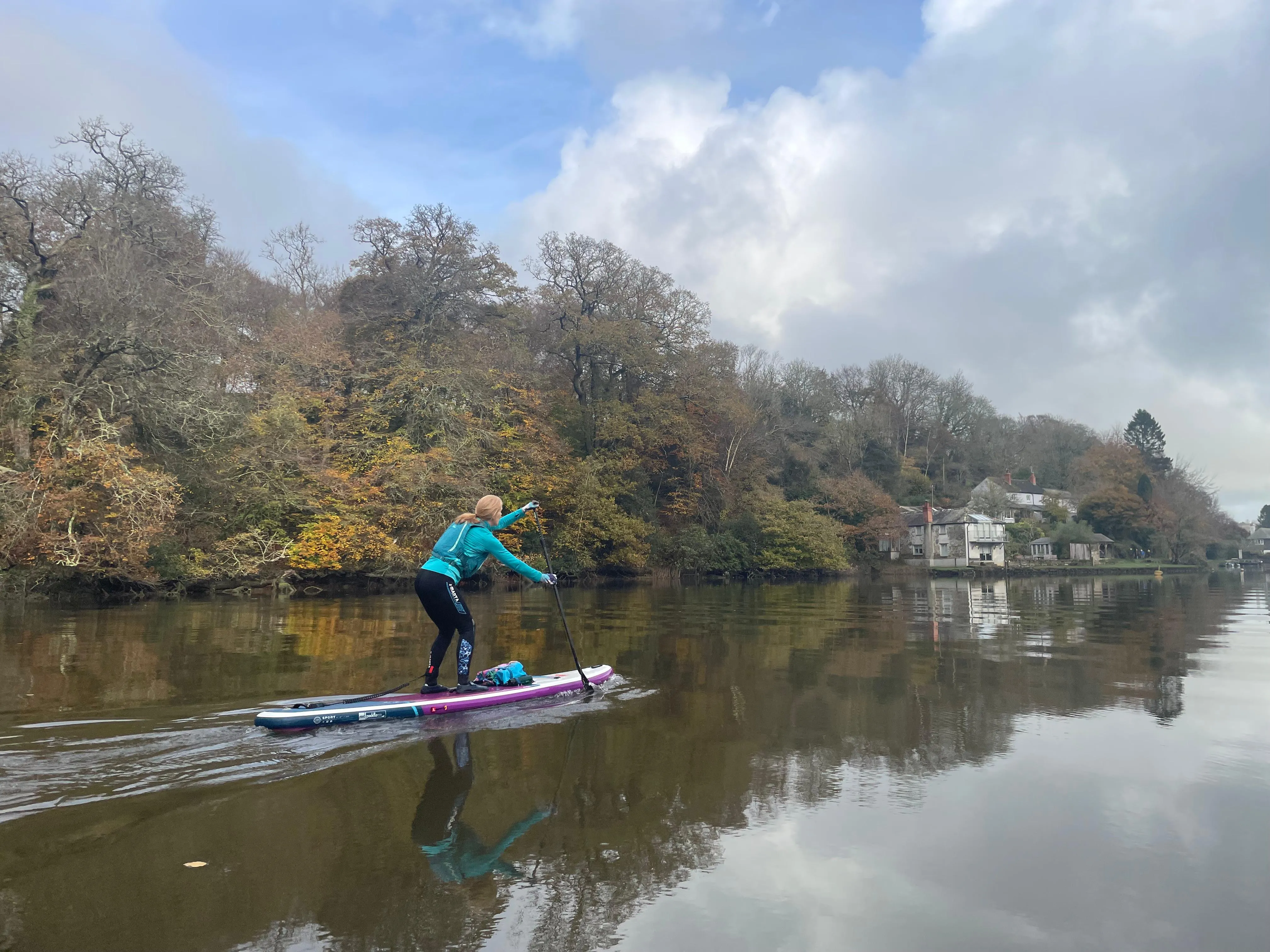 Bespoke StandUpPaddleboard Session Calstock Learner