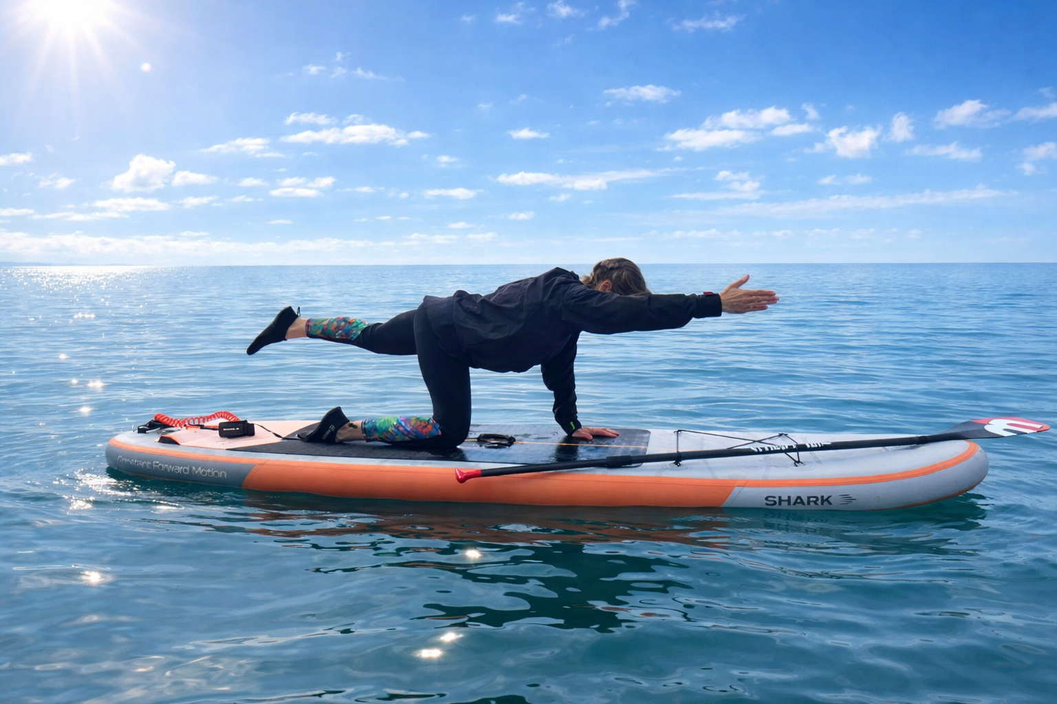Stand Up Paddleboard Yoga in Calstock